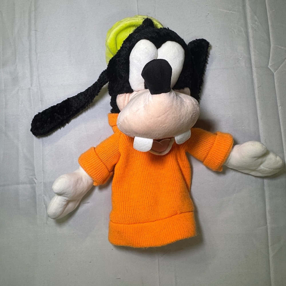 Disney Parks Goofy Plush Golf Club Head Cover Orange Knit Sweater Authentic